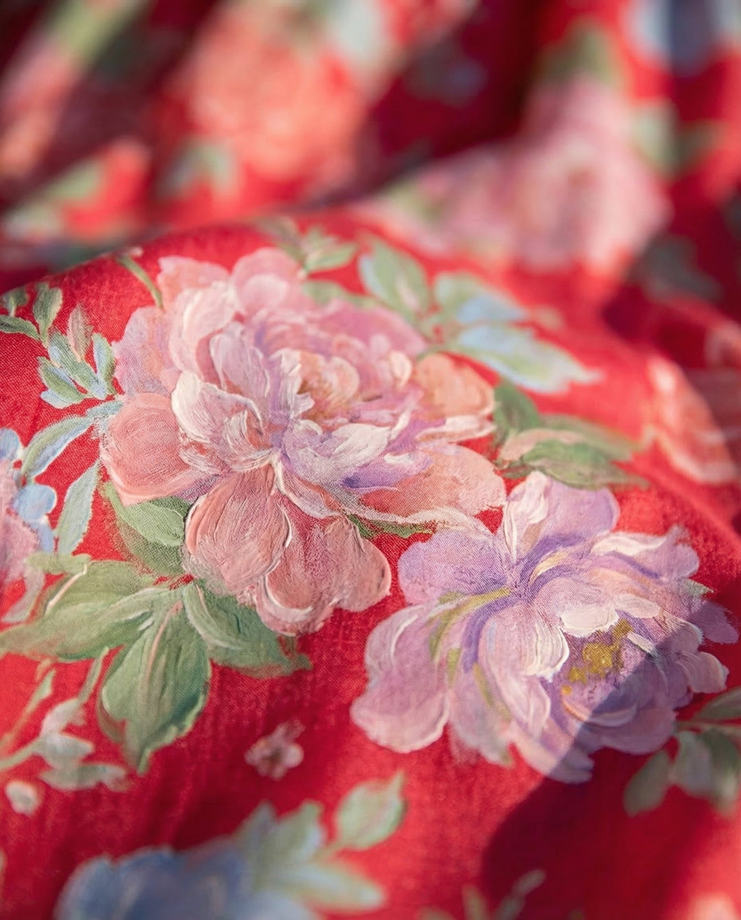Minelda | Rochie elegantă cu decolteu în V, imprimeu floral